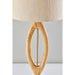 Adesso Mayfair Table Lamp Natural (1627-12)