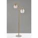 Adesso Natasha Floor Lamp Antique Brass (3919-21)