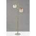 Adesso Natasha Floor Lamp Antique Brass (3919-21)