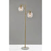 Adesso Natasha Floor Lamp Antique Brass (3919-21)