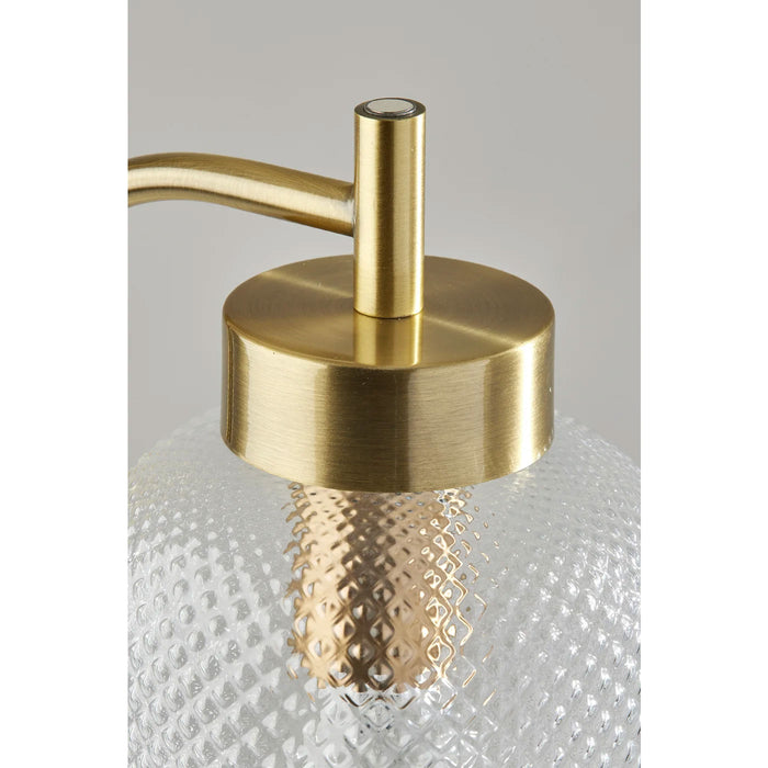 Adesso Natasha Floor Lamp Antique Brass (3919-21)