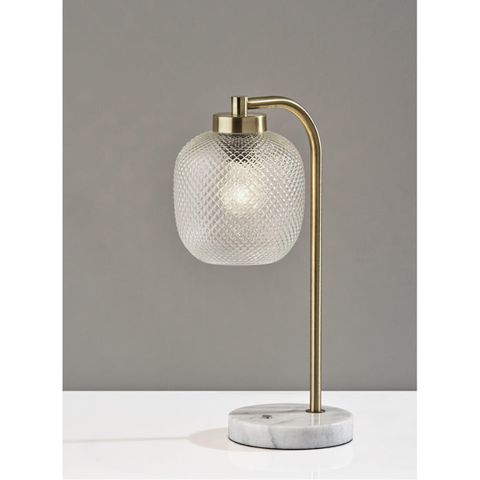 Adesso Natasha Table Lamp Antique Brass (3778-21)