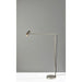 Adesso Newman Task Floor Lamp Polished Nickel (10036310PN)