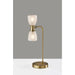 Adesso Nina LED Desk Lamp Antique Brass (3862-21)