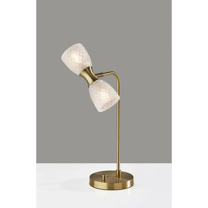 Adesso Nina LED Desk Lamp Antique Brass (3862-21)