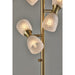 Adesso Nina LED Floor Lamp Antique Brass (3863-21)