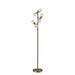 Adesso Nina LED Floor Lamp Antique Brass (3863-21)
