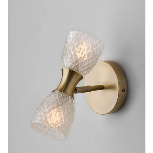 Adesso Nina LED Wall Lamp Antique Brass (3861-21)