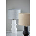 Adesso Noelle Table Lamp Black Textured Ceramic (1559-01)