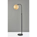 Adesso Nolan Floor Lamp Black (3788-01)