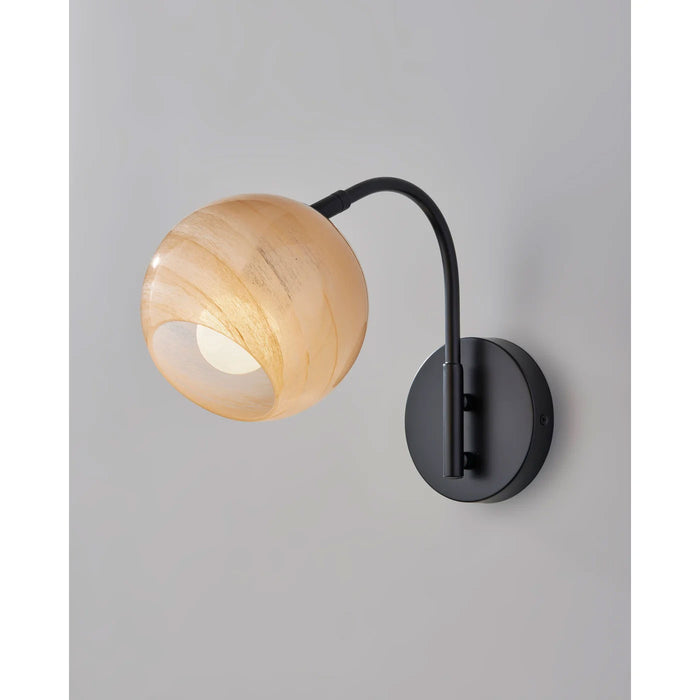 Adesso Nolan Wall Lamp Black (3784-01)