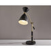 Adesso Oscar Adjustable Desk Lamp Black With Antique Brass Black With Antique Brass Accent (4282-01)