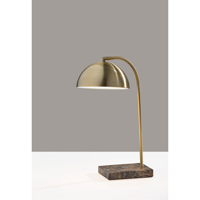 Adesso Paxton Desk Lamp Antique Brass (3478-21)