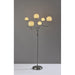 Adesso Phoebe LED Color Changing Floor Lamp Brushed Steel (4041-22)