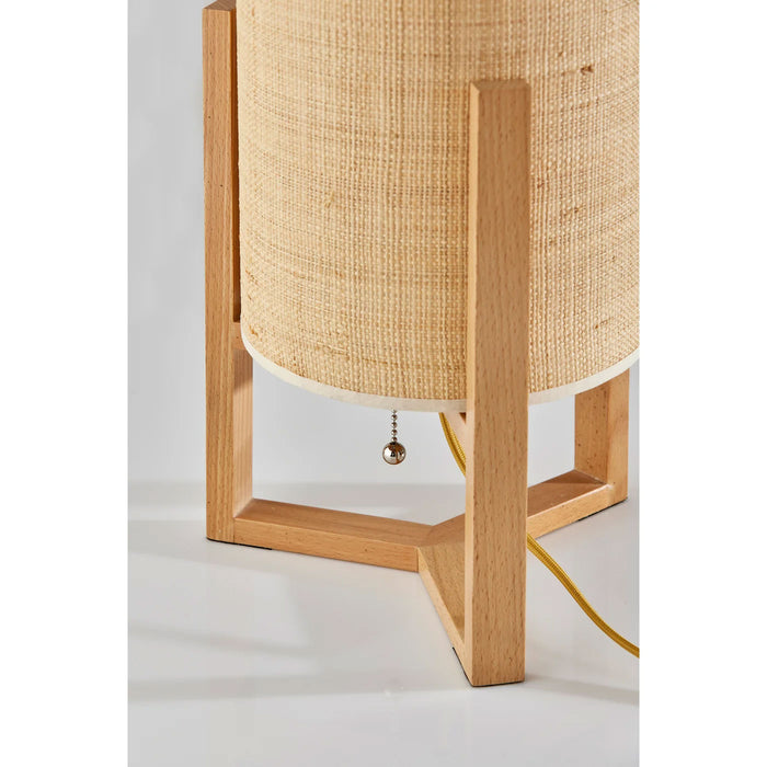 Adesso Quinn Table Lantern Natural Wood (1502-12)