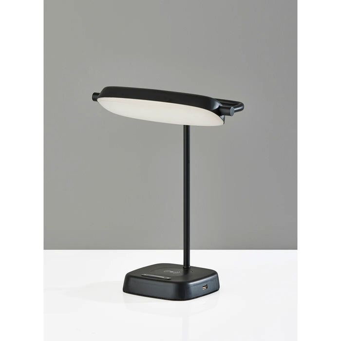 Adesso Radley LED AdessoCharge Desk Lamp With Smart Switch Black (4032-01)