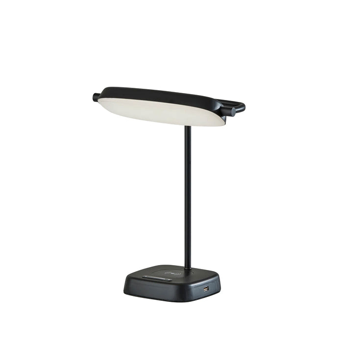 Adesso Radley LED AdessoCharge Desk Lamp With Smart Switch Black (4032-01)