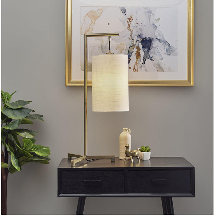 Adesso Reggie Table Lamp Antique Brass (1607-21)