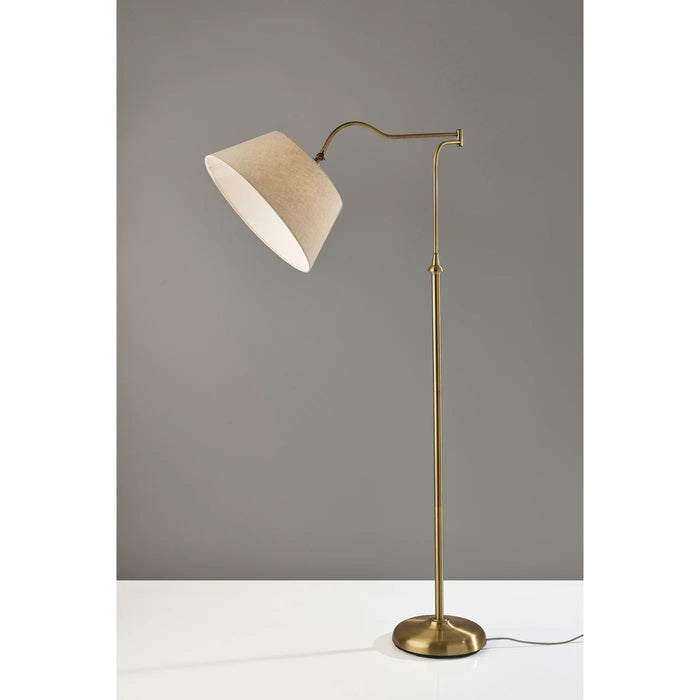 Adesso Rodeo Floor Lamp Antique Brass (3349-21)