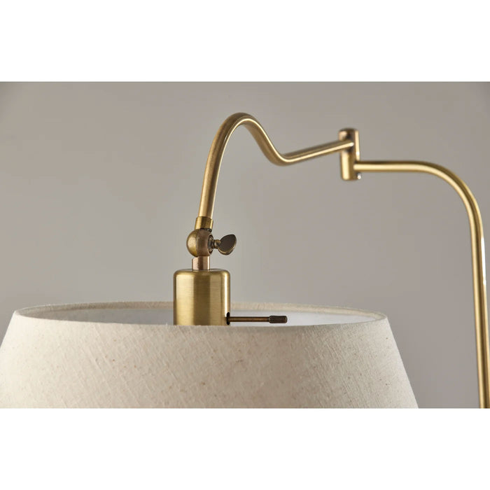 Adesso Rodeo Floor Lamp Antique Brass (3349-21)