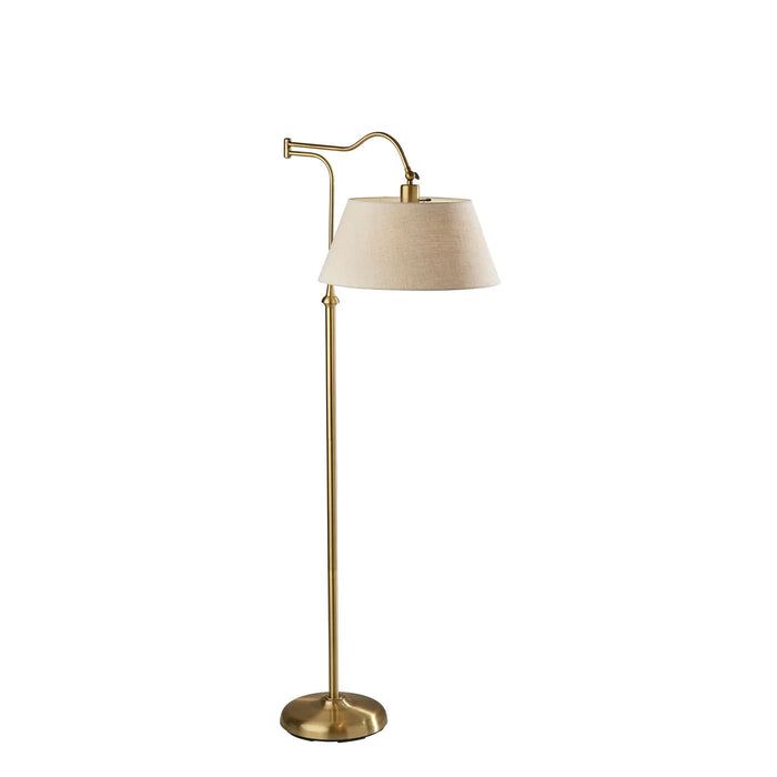 Adesso Rodeo Floor Lamp Antique Brass (3349-21)