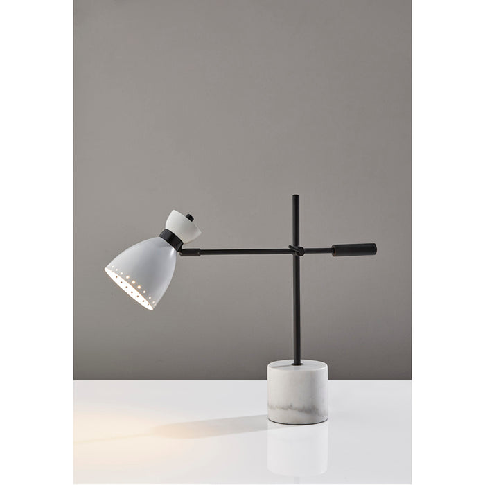 Adesso Sadie Desk Lamp Black And White (3537-02)
