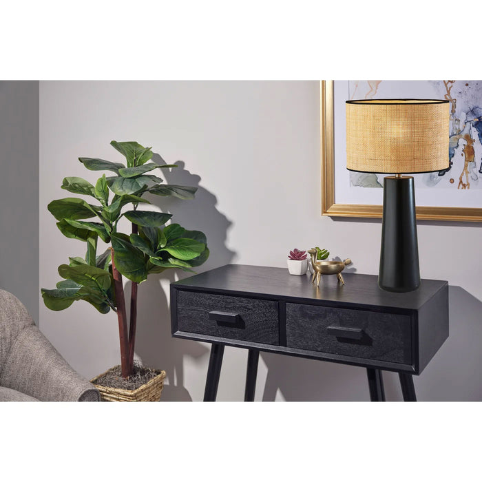 Adesso Sheffield Tall Table Lamp Black (3732-01)