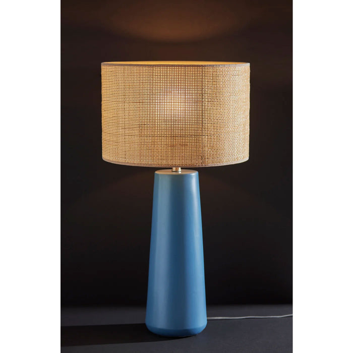 Adesso Sheffield Tall Table Lamp Blue (3732-07)