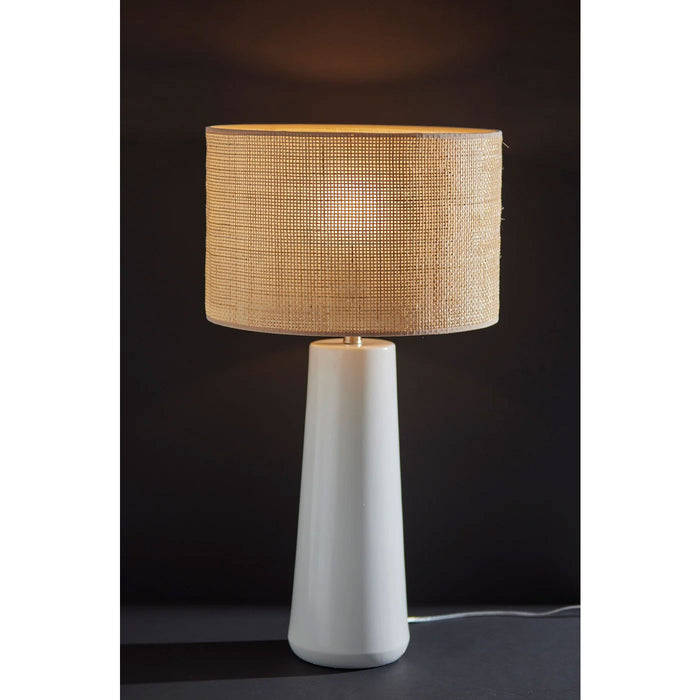 Adesso Sheffield Tall Table Lamp White (3732-02)