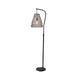 Adesso Sheridan Floor Lamp Black And Antique Brass (3569-01)