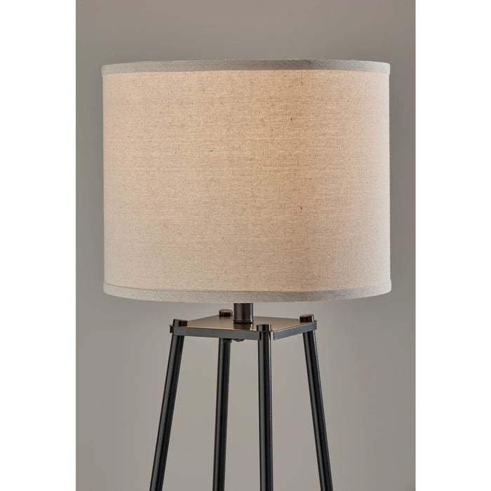 Adesso Simplee Adesso Adrian Shelf Floor Lamp Black (SL1173-01)