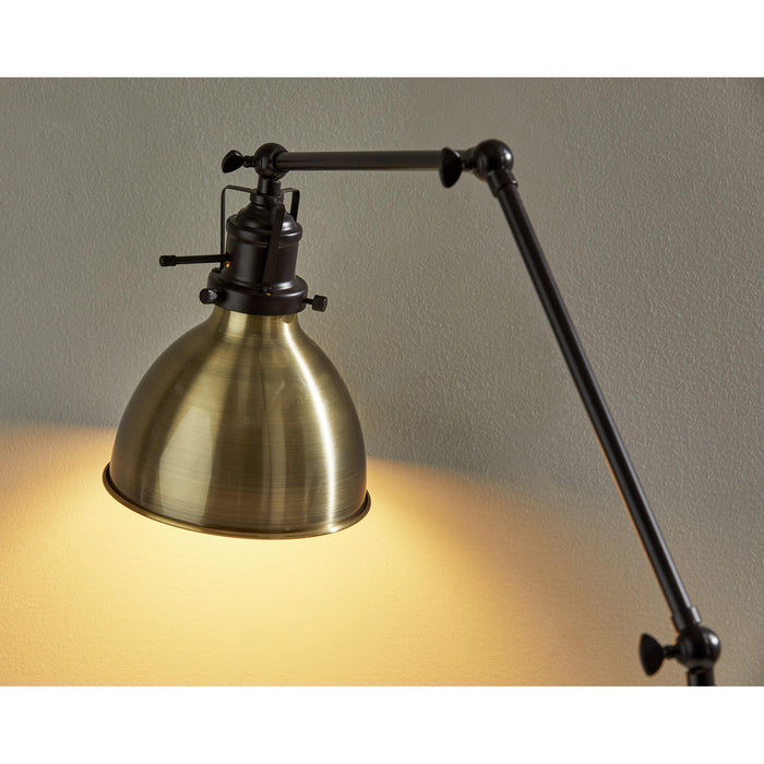 Adesso Simplee Adesso Alden Floor Lamp Antique Bronze And Antique Brass Antique Brass (SL3708-26)