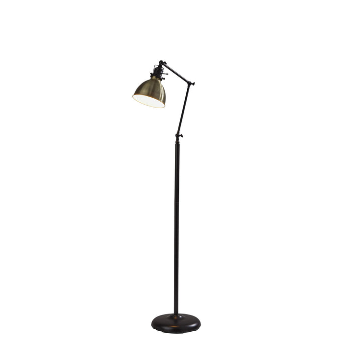 Adesso Simplee Adesso Alden Floor Lamp Antique Bronze And Antique Brass Antique Brass (SL3708-26)