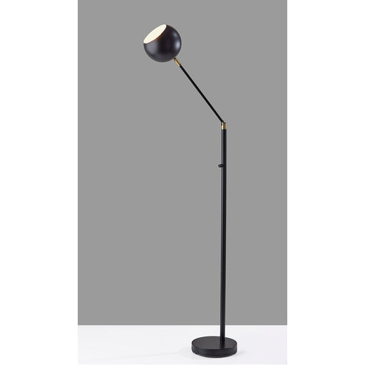 Adesso Simplee Adesso Ashbury Floor Lamp Black And Antique Brass (SL4916-01)