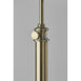 Adesso Simplee Adesso Barton Floor Lamp Antique Brass Oatmeal Linen (SL1166-21 )