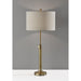 Adesso Simplee Adesso Barton Table Lamp Antique Brass Oatmeal Linen (SL1165-21)