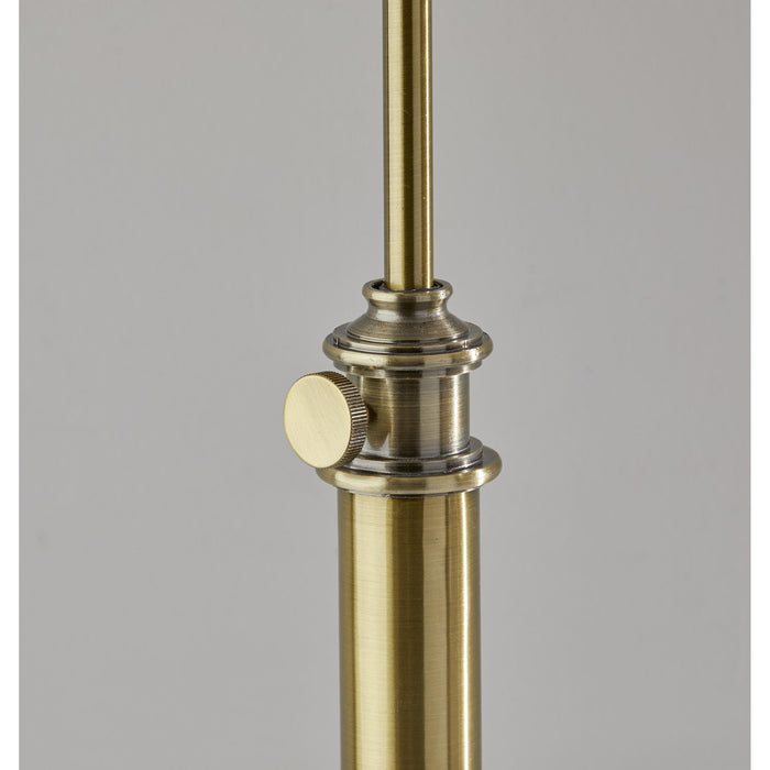 Adesso Simplee Adesso Barton Table Lamp Antique Brass Oatmeal Linen (SL1165-21)