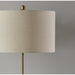 Adesso Simplee Adesso Barton Table Lamp Antique Brass Oatmeal Linen (SL1165-21)