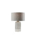 Adesso Simplee Adesso Carrie Small Table Lamp Clear Ribbed Glass (SL3715-03)