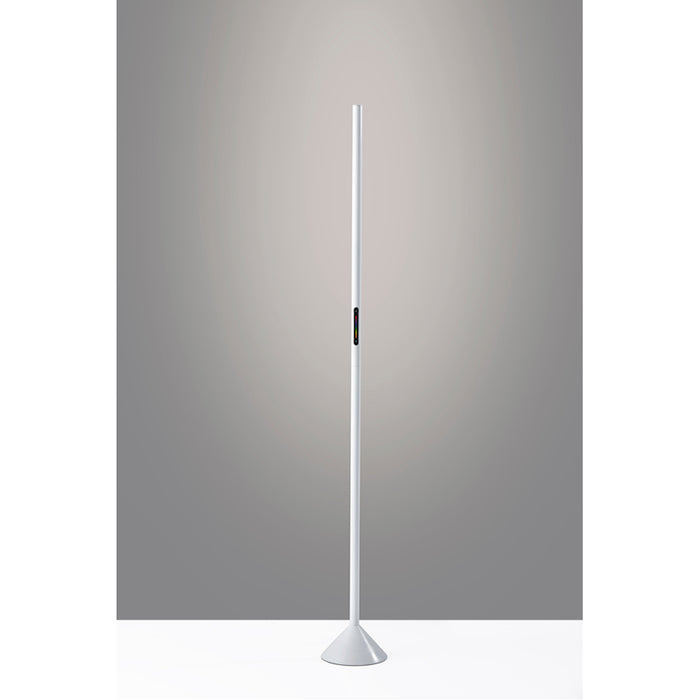 Adesso Simplee Adesso Cole LED Color Changing Wall Washer Floor Lamp Matte White 80 CRI 3000K 700Lm RGB (SL4920-02)