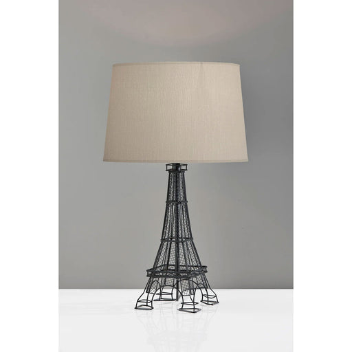 Adesso Simplee Adesso Eiffel Tower Table Lamp Natural Shade (SL5001-12)