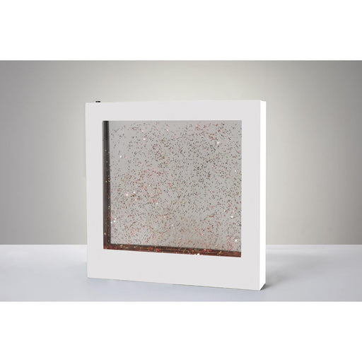 Adesso Simplee Adesso Glitter Light Box White Clear Plastic (SL3984-02)