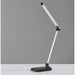Adesso Simplee Adesso Lennox LED Multi-Function Desk Lamp Matte Silver And Glossy Black Plastic (SL4903-01)