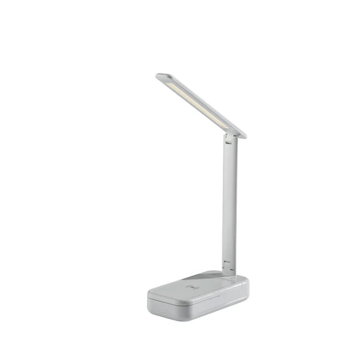 Adesso Simplee Adesso UV-C Sanitizing Desk Lamp With Wireless Charging And Smart Switch White (SL4927-02)