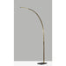 Adesso Sonic LED Arc Lamp With Smart Switch Antique Brass (4236-21)