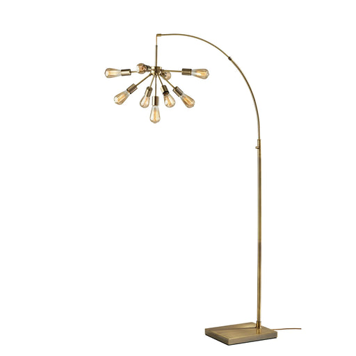 Adesso Sputnik Arc Lamp Antique Brass (3791-21)