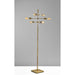 Adesso Sputnik Floor Lamp Antique Brass (3790-21)