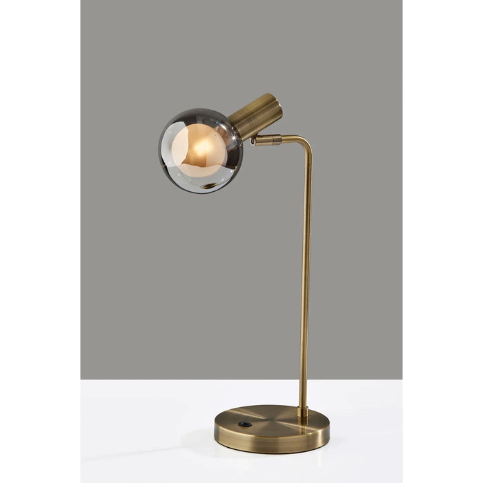Adesso Starling LED Desk Lamp Antique Brass (3933-21)