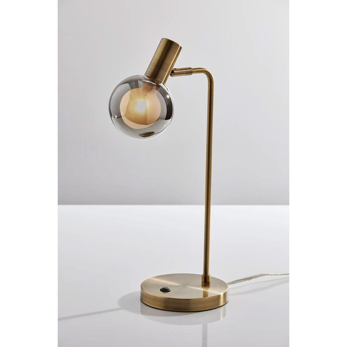 Adesso Starling LED Desk Lamp Antique Brass (3933-21)