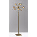 Adesso Starling LED Floor Lamp Antique Brass (3934-21)